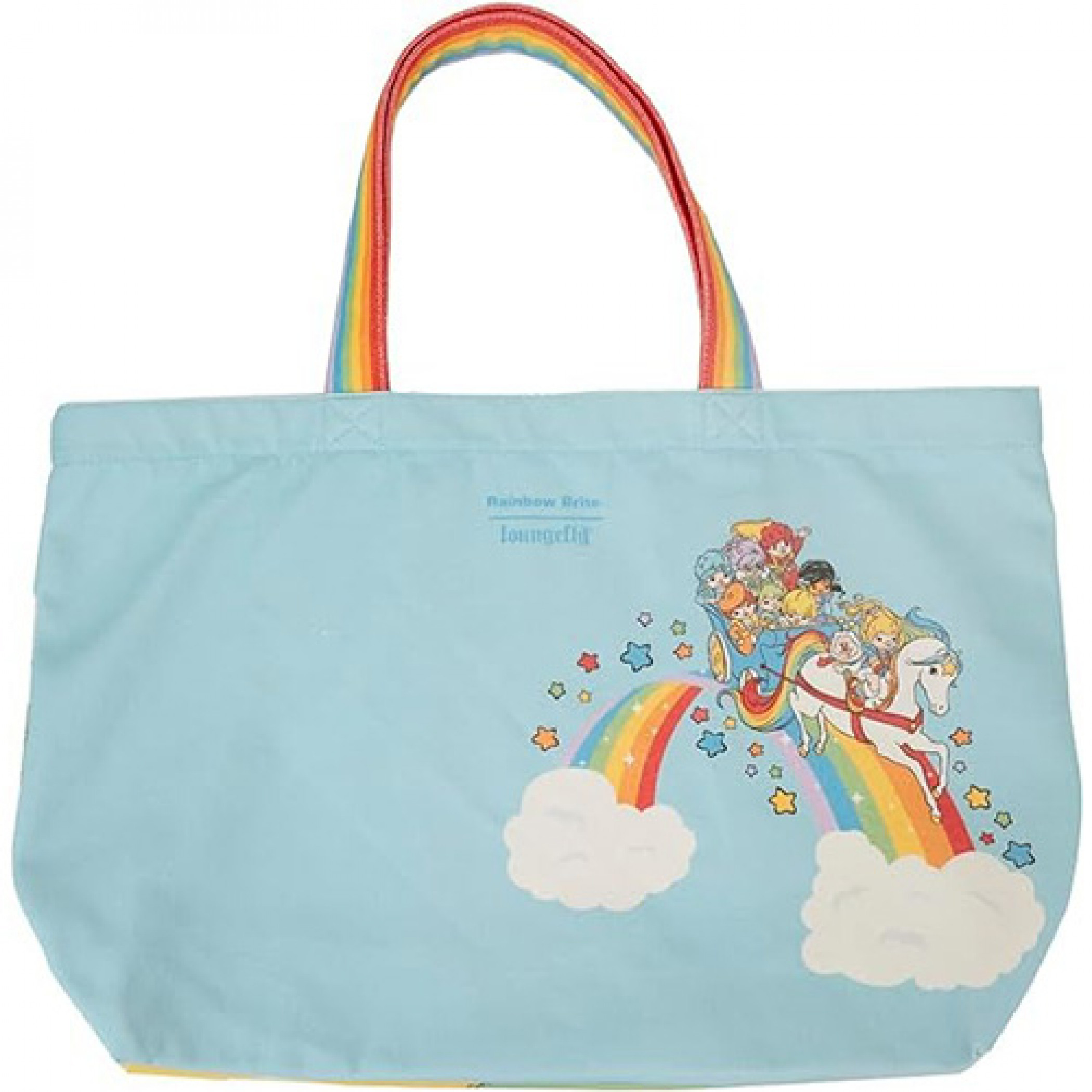 Rainbow Brite The Color Kids Rainbow Canvas Tote Bag By Loungefly